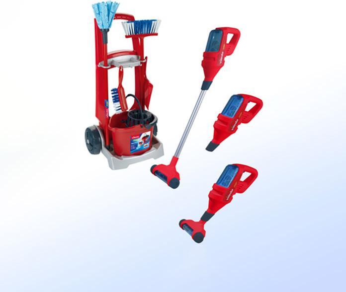 Produktbild Theo Klein Vileda Besenwagen mit Upright Staubsauger