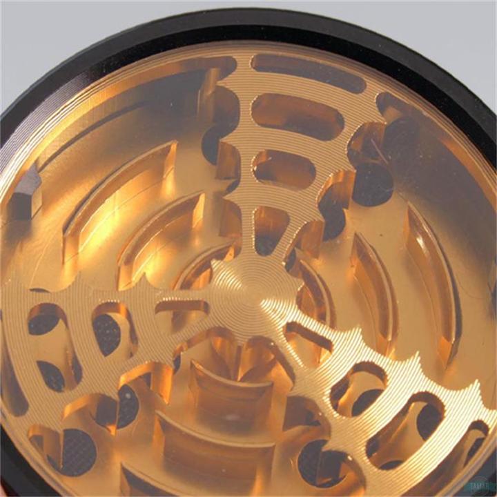 Actual product image Black Leaf Aluminium Grinder Mill