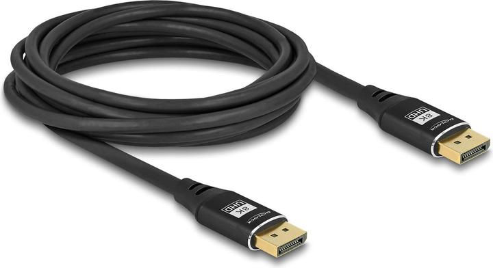 Image du produit Delock Câble DisplayPort 8K 60 Hz 5 m noir métal (5 m)