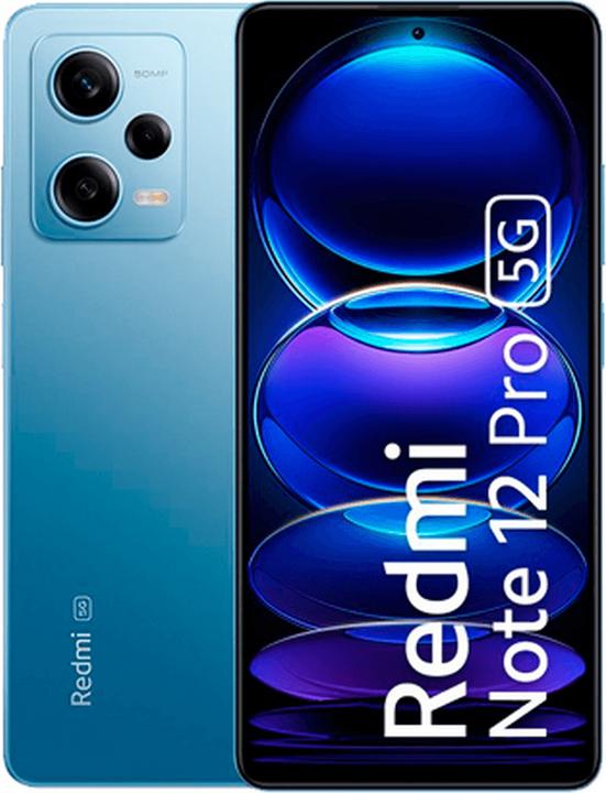 Image du produit Xiaomi Redmi Note 12 Pro 5G (128 Go, Bleu ciel, 6.67", Double SIM, 50 Mpx, 5G)