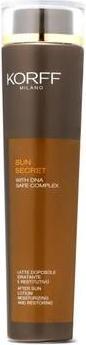 Actual product image Korff Sun Secret After Sun Moisturizing And Restorative Milk - A Soothing Cream For Post-Sun Care (After Sun Gel)