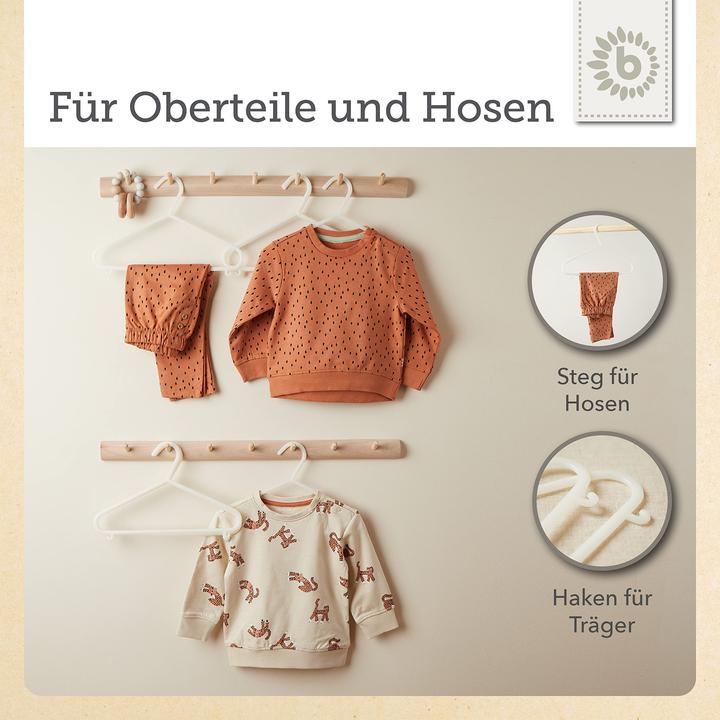 Productafbeelding Bieco Kleerhanger wit (8 x)