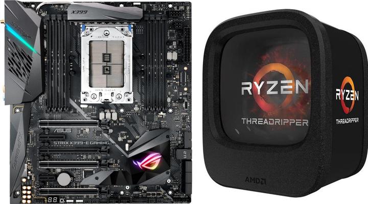 Produktbild ASUS ROG STRIX X399-E Gaming + Threadripper 1920X