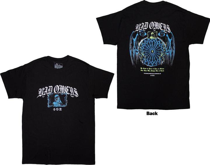 Actual product image Bad Omens Gothic Back Print (M)