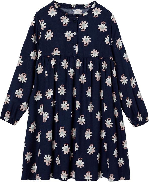 Produktbild Vertbaudet Mädchen Kleid mit Knopfleiste vorn und Printmuster (128)