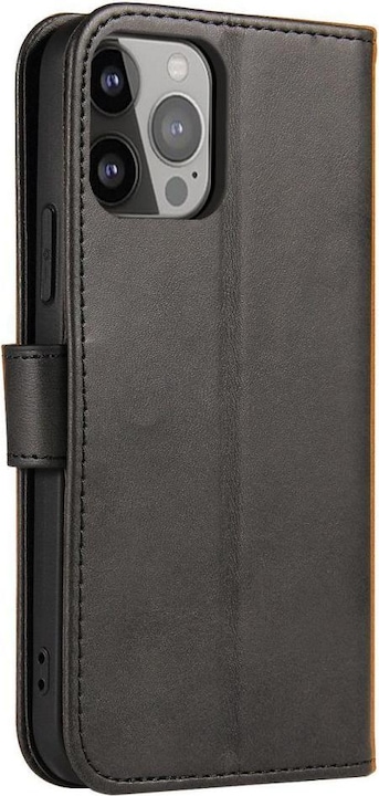 Produktbild Hurtel Magnethülle mit Klappe und Geldbörse für Samsung S23 FE – schwarz (Samsung Galaxy S23 FE)