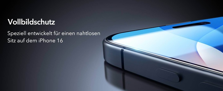 Immagine prodotto ESR Protezione del display in vetro temperato (1 Pezzo/i, Apple iPhone 16, Apple iPhone 15)