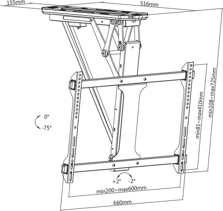 Produktbild Maclean MC-880 (Decke, 70", 35 kg)