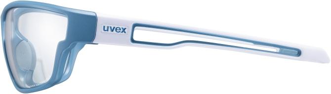 Produktbild Uvex Sports sportstyle 806 V (White Mat, Blue, Variomatic Smoke)