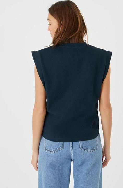 Actual product image La Redoute Collections Sleeveless top with a round neckline (XS)