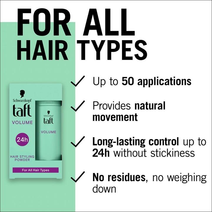 Actual product image Schwarzkopf Taft Instant True Volume (Volume powder)