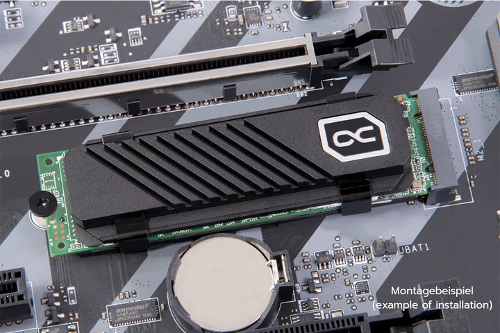 Produktbild Alphacool HDX Pro Air-M.2 NVMe 2280 SSD| 1019563