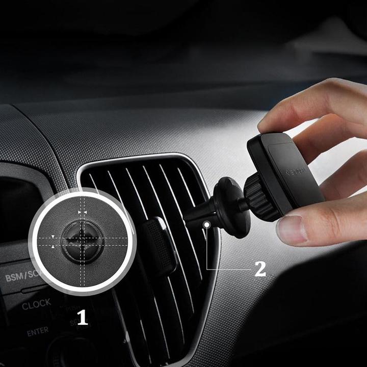 Actual product image Spigen H12 Vent Magnetic Car Mount Holder