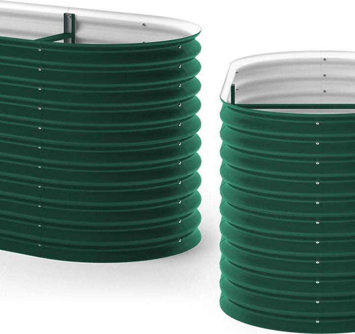 OK-Living Raised bed, Green, 160 x 80 cm