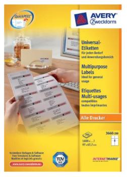 Image du produit Avery Étiquettes universelles