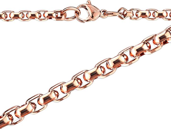 Produktbild Star Piercing Kette Round Box rosegold (ohne Messing)
