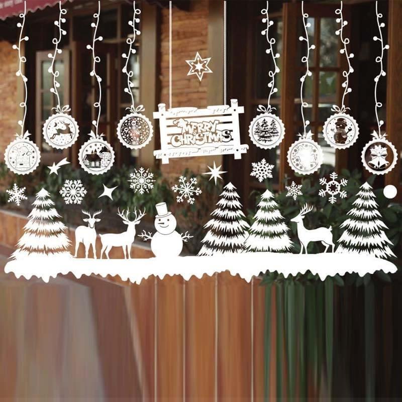 Cover-Discount, Wandtattoo, Wand Sticker Tattoo Christmas Winterlandschaft