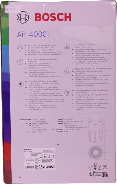 Actual product image Bosch Home Comfort Air 4000i (62.50 m²)