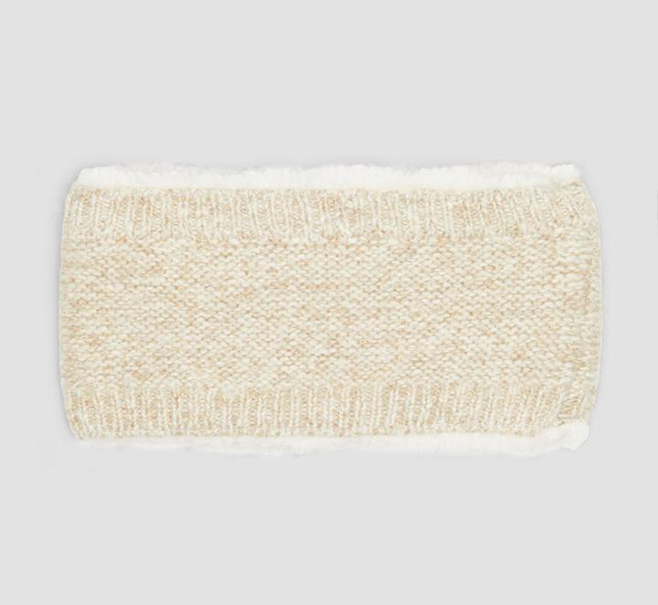 S.Oliver Snood Kuscheliger Schlauchschal mit Teddyplüsch