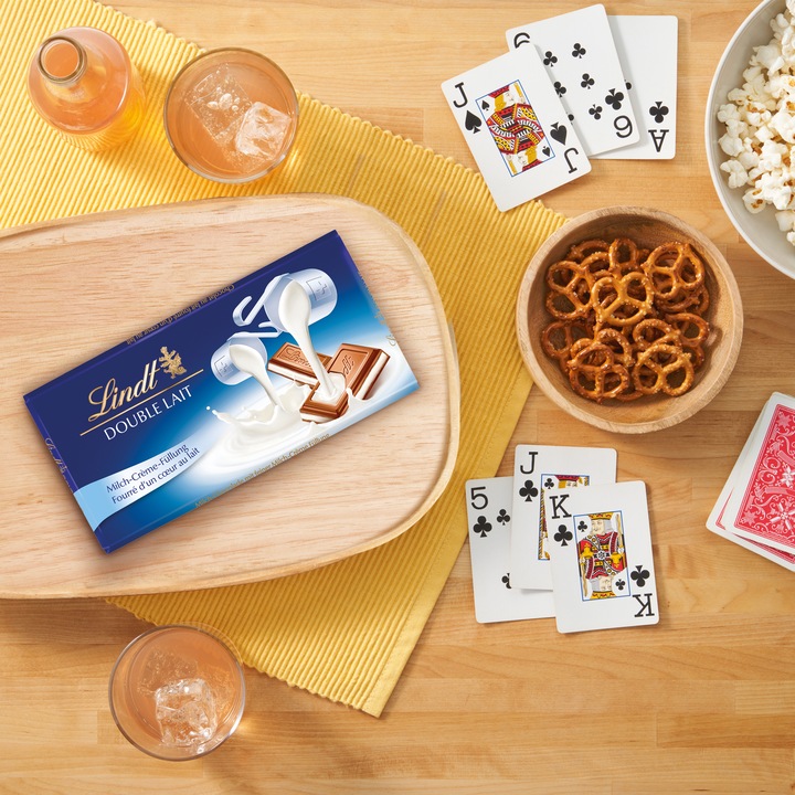 Image du produit Lindt Tablette de chocolat Double Lait (100 g)