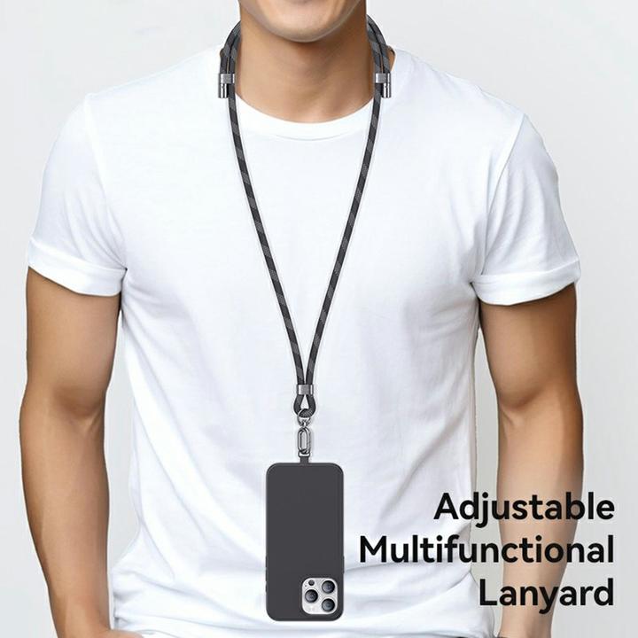 Actual product image Usams Uniwersalna smycz do telefonu 1,6m różowy/pink ZB316GS05 (US-ZB316)