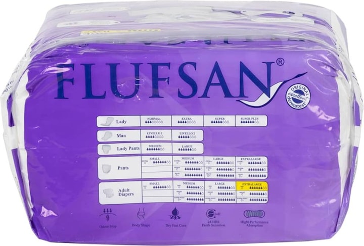 Produktbild VidaXL Flufsan Einwegwindeln für Erwachsene 15 Stk. (15 x, XL)