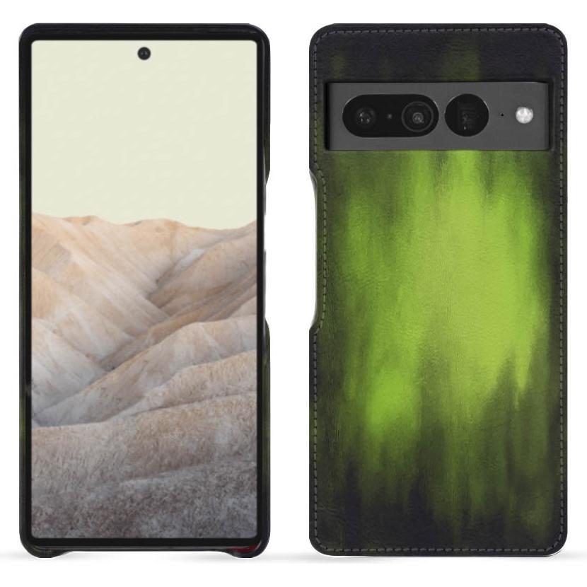 Thumbnail - Noreve Lederschutzhülle (Google Pixel 7 Pro), Smartphone Hülle, Grün