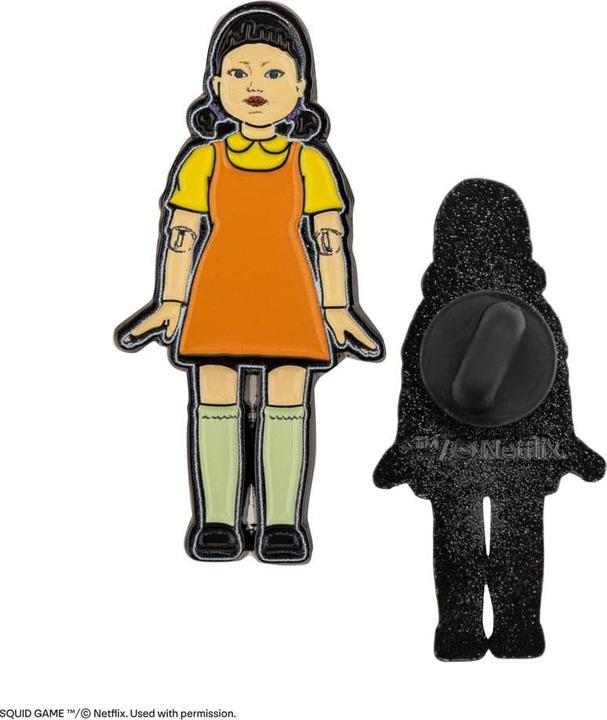 Produktbild Cinereplicas Squid Game Ansteck-Pins 2er-Pack Young-hee & Soldier