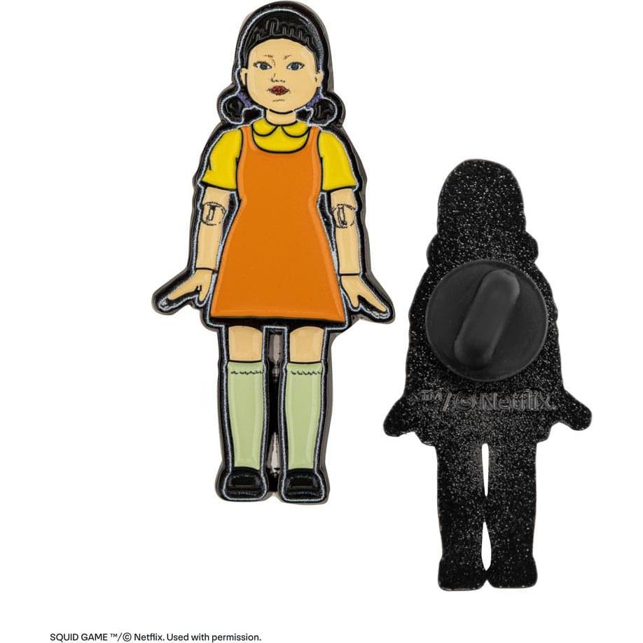 Thumbnail - Cinereplicas, Anstecknadel, Squid Game Ansteck-Pins 2er-Pack Young-hee & Soldier