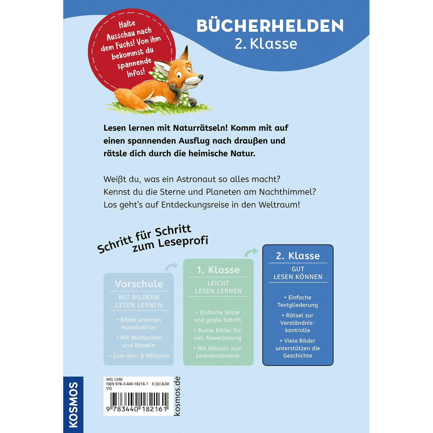 Thumbnail - Lesen lernen mit Naturrätseln, Bücherhelden 2. Klasse, Sternbilder & Planeten, Kinderbücher von Leonie Duppke