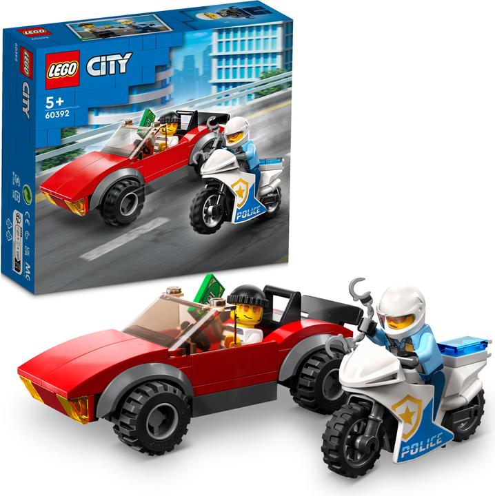 Produktbild LEGO Verfolgungsjagd mit dem Polizeimotorrad (LEGO City)