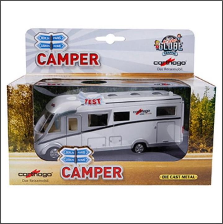 Actual product image Sombo Carthago die cast camper with light