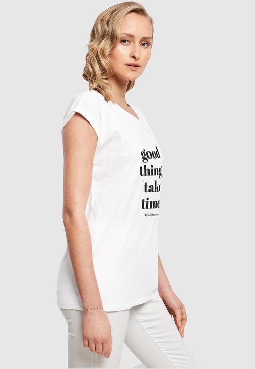 Produktbild Merchcode Ladies Good Things Take Time T-Shirt - 117487 (4XL)
