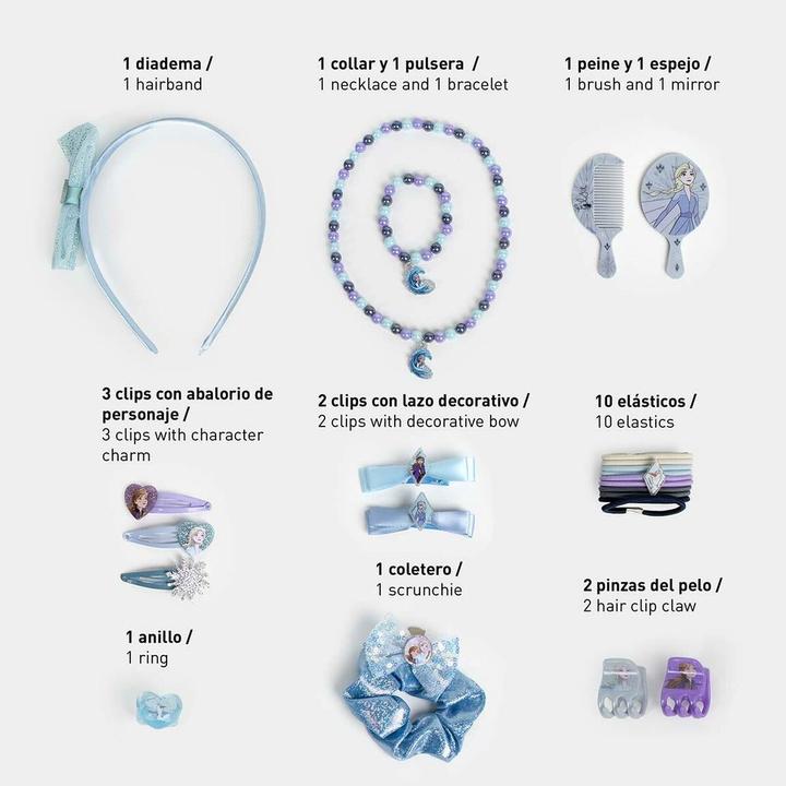 Immagine prodotto Cerda Beauty Set Box - Disney Frozen (2500002940) (Elastico per capelli)