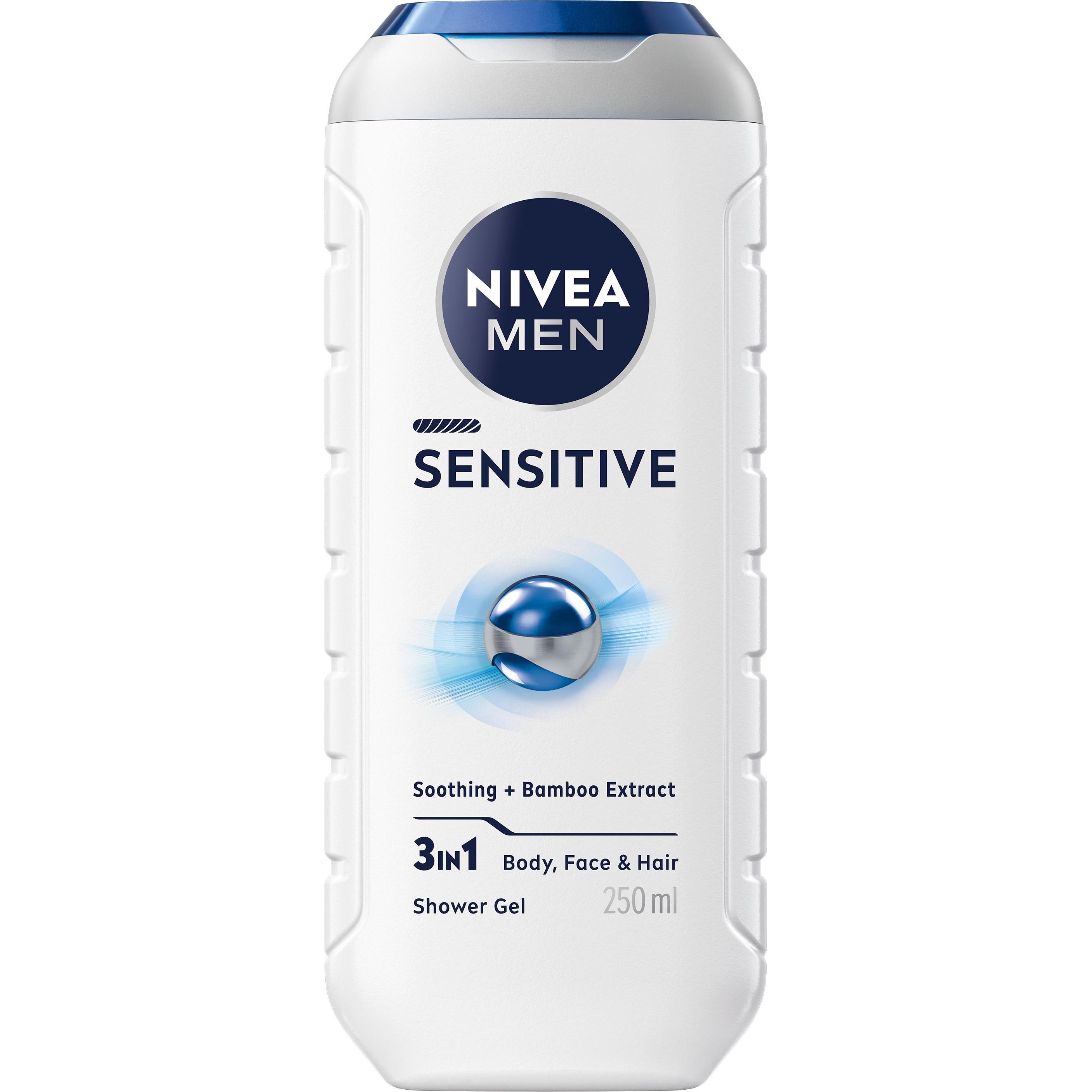 Nivea Men Uomo Gel Doccia, Per Gli Uomini Sensitive Shower Gel (250 Ml)