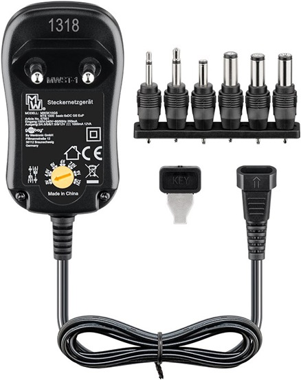 Actual product image Sombo Universal power adapter
