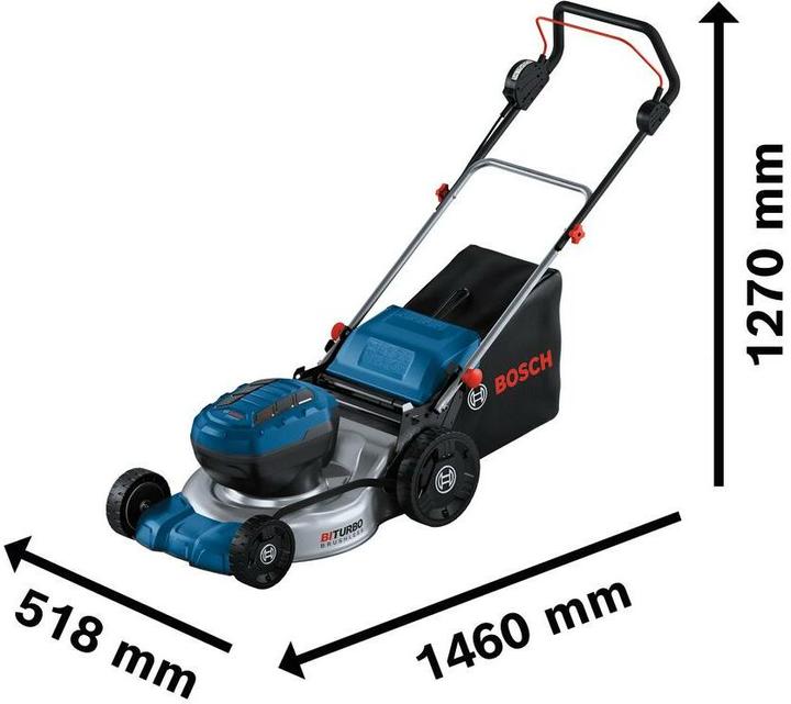 Actual product image Bosch Professional Cordless lawn mower (Rechargeable battery operated)