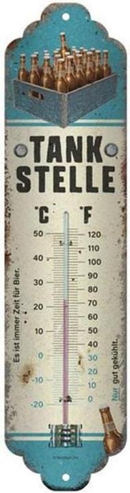 Produktbild Nostalgic-Art Merchandising Thermometer Tankstelle Bier 6.5 x 28 cm