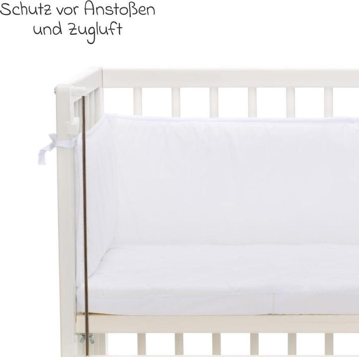 Actual product image Fillikid Baby nest & bed snakes Nest for co-sleeper Nino 175 cm - White