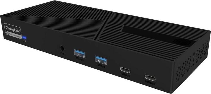Actual product image Icy Box USB-C docking station, Dual 4K Display Dock, IB-DK2246AC (USB-C, 14 ports)