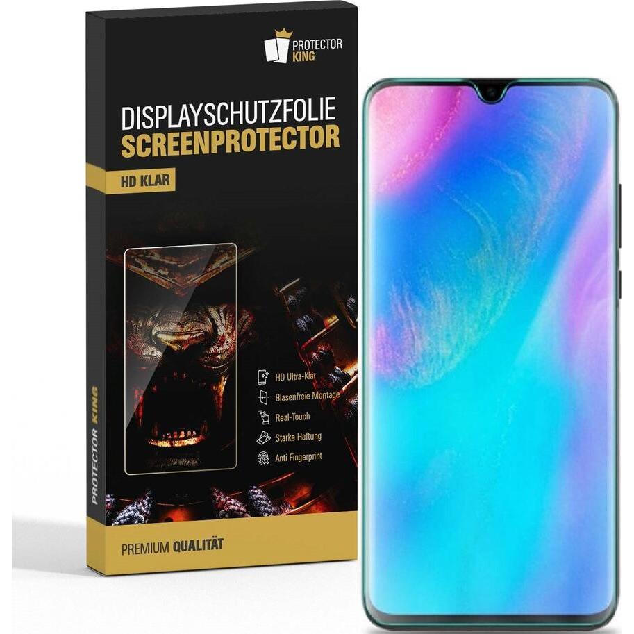 Protectorking 3x Premium Displayschutzfolie 3D KLAR (3 Stück, Huawei P30 Lite), Smartphone Schutzfolie