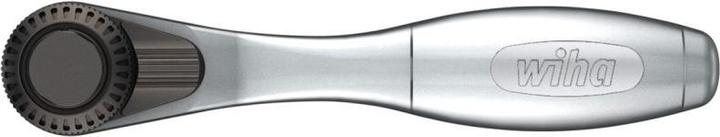 Wiha Bit-Ratsche 90 mm mit Daumenrad Aussensechskant 1/4" in Blister (36931) (1/4")