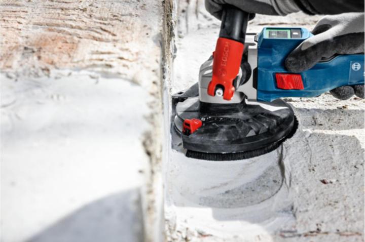 Produktbild Bosch Professional Blau 0601776201 GBR 18V-15 S 18V Accu Betonslijpmachine xcl. accu en lader in L-BOXX (Betonschleifer)