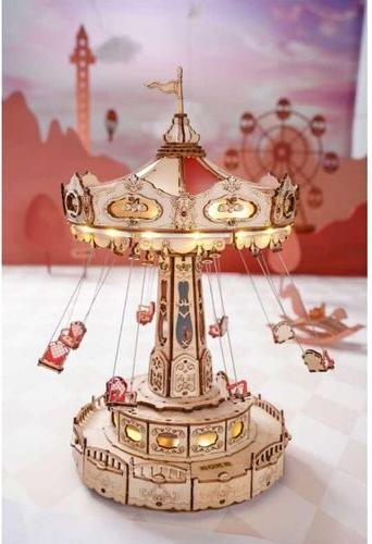 Image du produit Rokr Boîte à musique Carrousel à chaînes