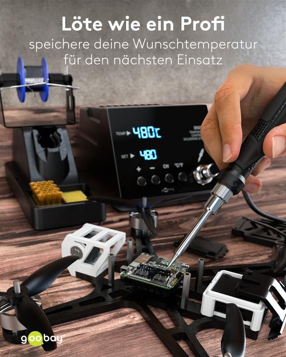 Actual product image Goobay Digitale Lötstation 70 W