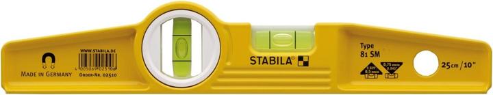 Produktbild Stabila Wasserwaage Type 81 SM Torpedo (25 cm)