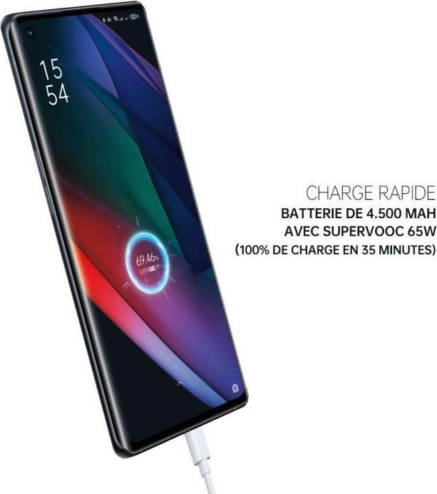 Image du produit OPPO Find X3 Neo (256 Go, Starlight Black, 6.50", Double SIM, 50 Mpx, 5G)