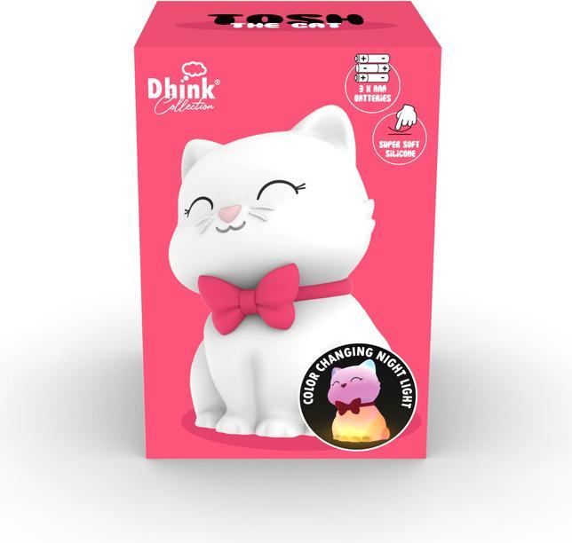 Image du produit Dhink Medium Nightlight Cat Tosh Soft Touch