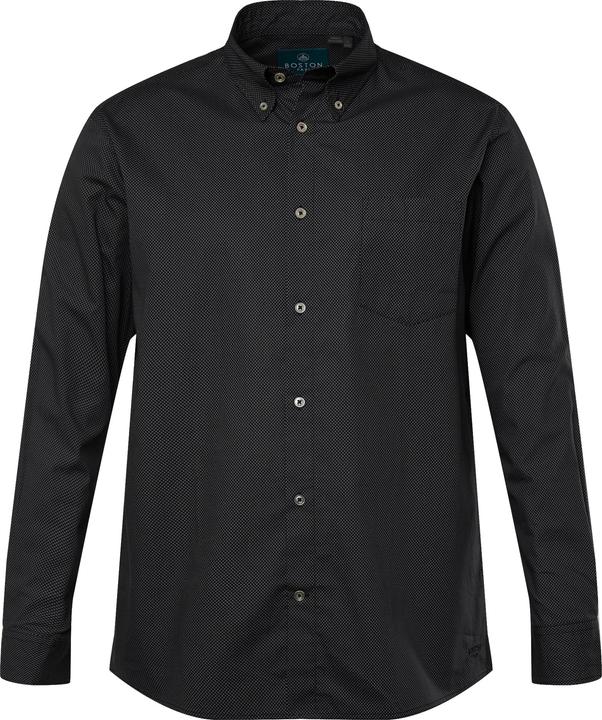 Produktbild Boston Park Hemd, Langarm, Minimal-Muster, Buttondown-Kragen, Comfort Fit (4XL)