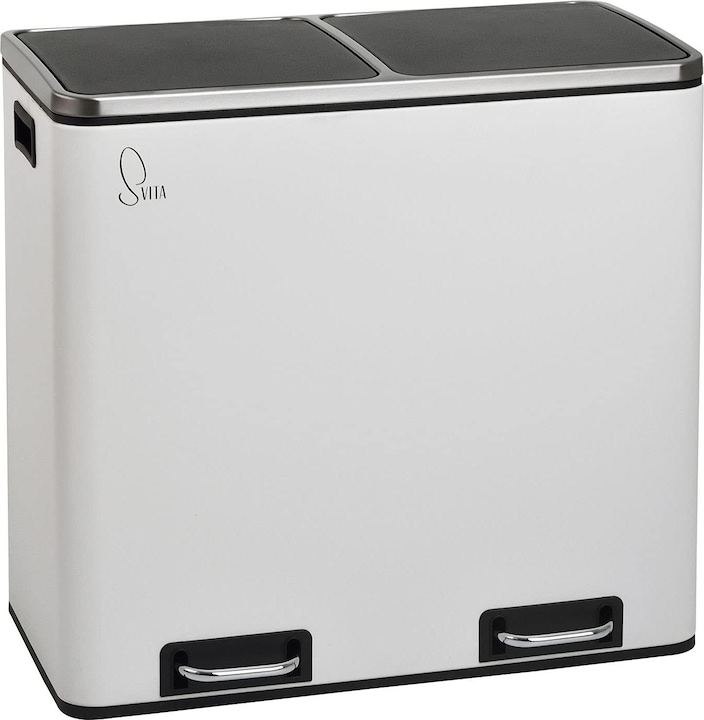 Produktbild Svita TM2X30 Treteimer 60L, Weiss (60 l)